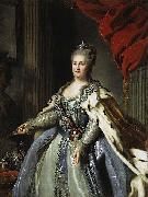 Portrait of Catherine II of Russia. Fyodor Rokotov